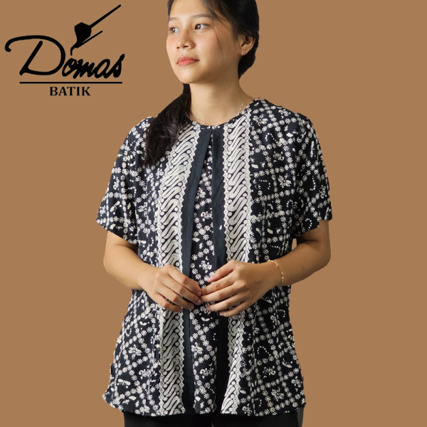 Lengkung Atasan Batik Blouse Wanita Rayon BD 0201006