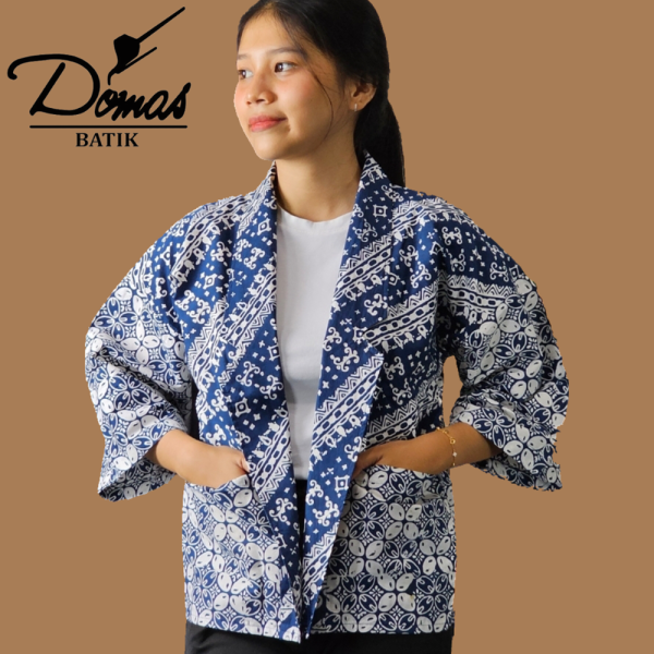 Dante Blazer Batik Atasan Wanita Katun BD 0201007 - Image 2