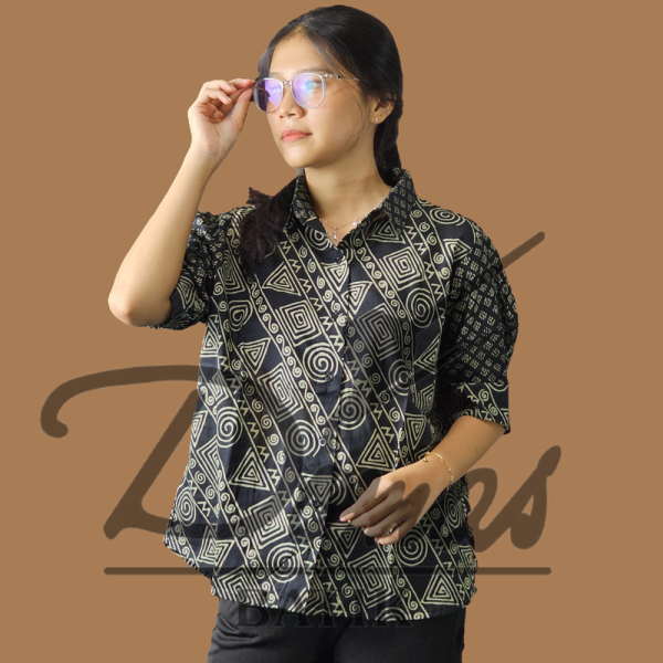 Khansa Atasan Batik Wanita Katun BD 0201009