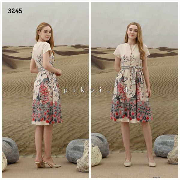 BD 0203004 batik dress