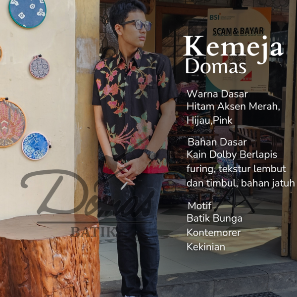 Kemeja Batik Pria Dolby Tulis BD 0302005