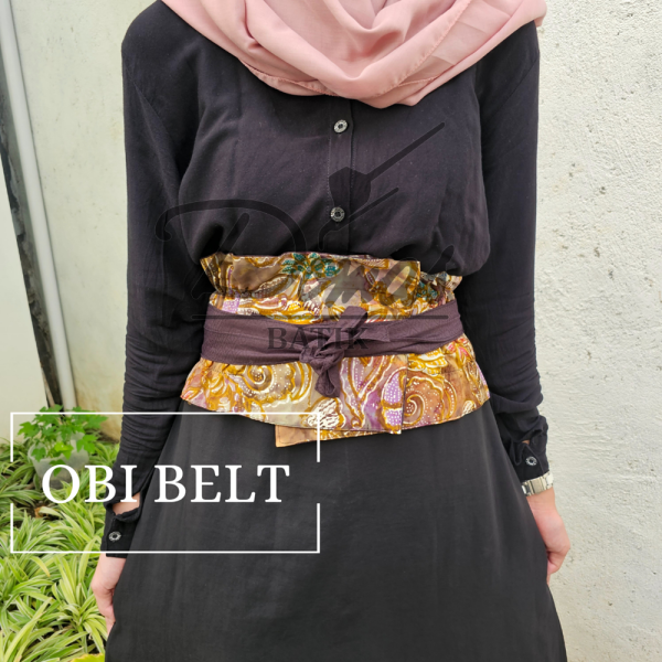 Obi Belt Wanita Premium Yellow BD 0404004