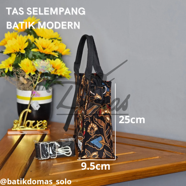 Danastri Tas Batik Selempang Wanita Sogan Black BD 04010024 - Image 3