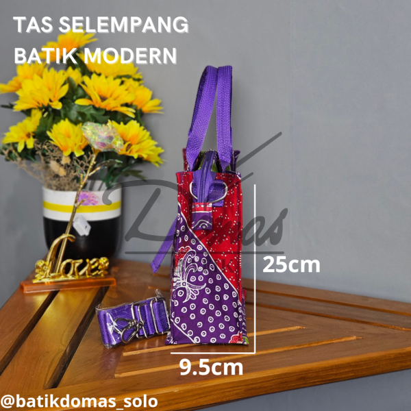 Danastri Tas Batik Selempang Wanita Purple BD 0401020 - Image 2