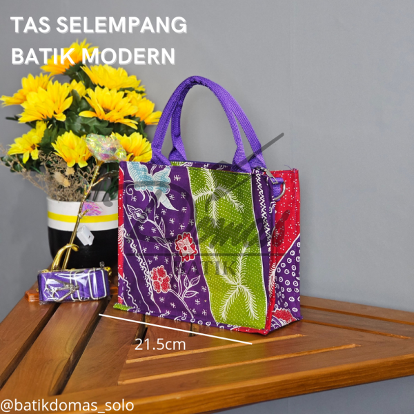 Danastri Tas Batik Selempang Wanita Purple BD 0401020 - Image 3