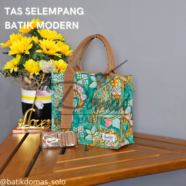 Danastri Tas Batik Selempang Wanita Hijau BD 0401022