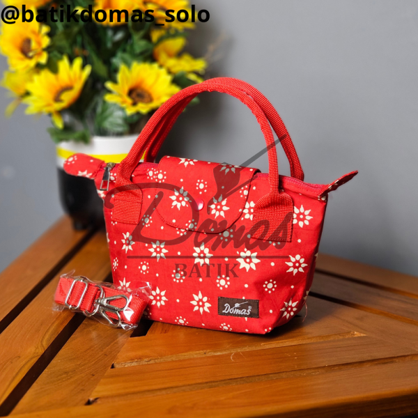 Tas Selempang Losam Handbag Batik Wanita Merah BD 0401038