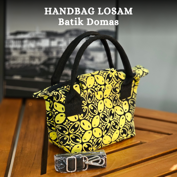 Tas Selempang Batik Wanita Losam Yellow BD 0401052 - Image 4