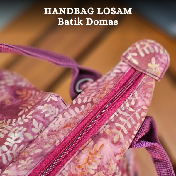 Tas Selempang Batik Wanita Losam Pink BD 0401053 - Image 4