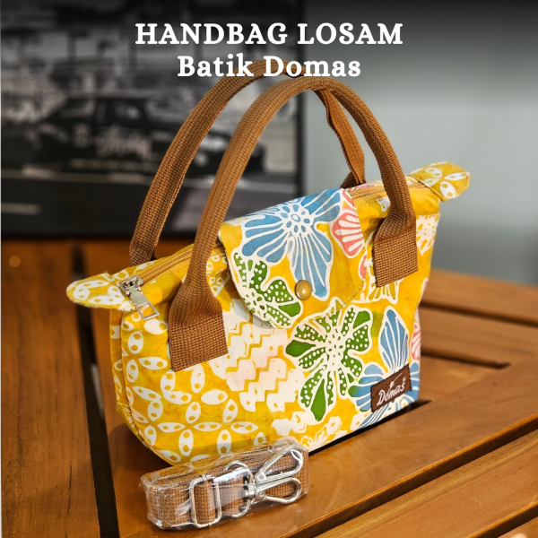 Tas Selempang Batik Wanita Losam Light Brown BD 0401056 - Image 2