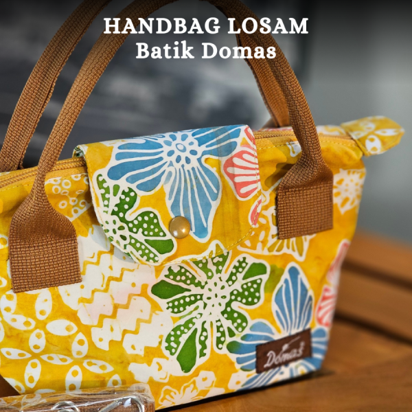 Tas Selempang Batik Wanita Losam Light Brown BD 0401056 - Image 3