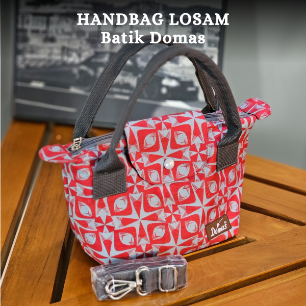 Tas Selempang Batik Wanita Losam Merah BD 0401057