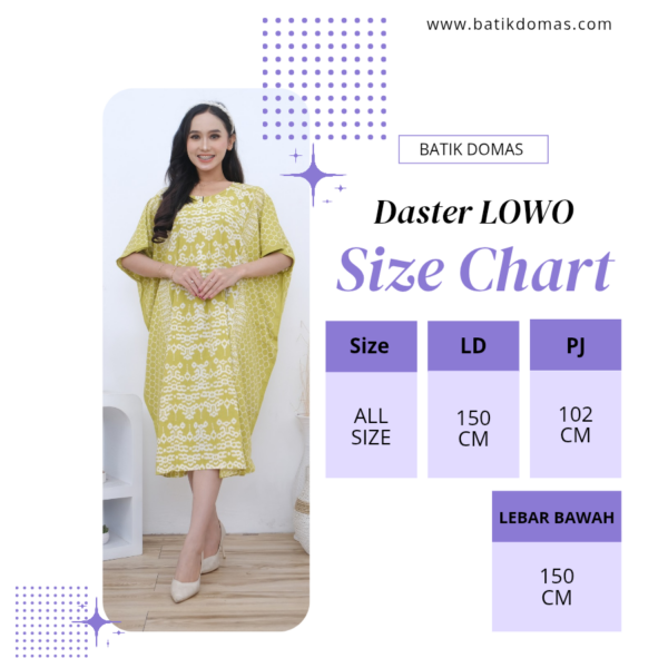 Daster Kelelawar Batik Wanita Rayon Super Premium BD 0204009 - Image 2