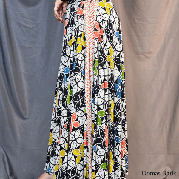 Rok Batik Payung Paris Kawung Cap Colat BD - Image 3