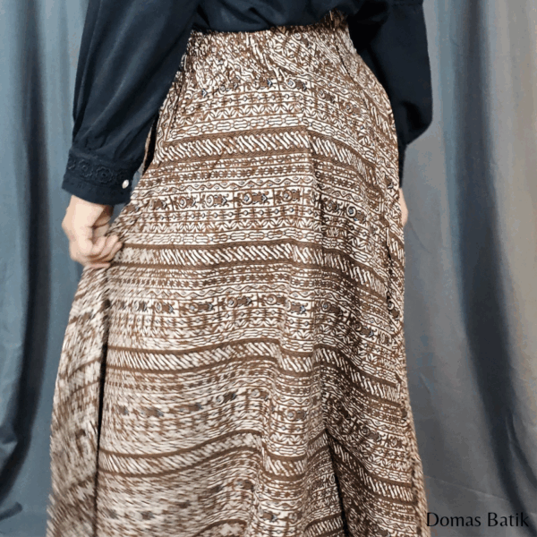 Rok Batik Payung Katun Dan Liris Cap Sogan BD - Image 2