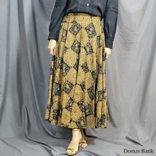 Rok Batik Payung Katun Cap Sogan BD