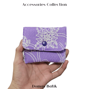 Domas Dompet Batik Foam Purple White BD 0401069