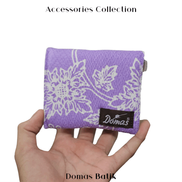 Domas Dompet Batik Foam Purple White BD 0401069 - Image 4