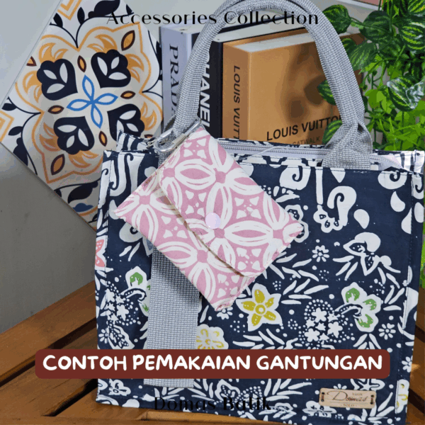 Domas Dompet Batik Foam Pink White BD 0401070 - Image 3