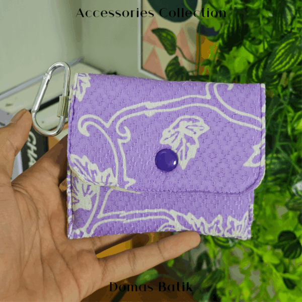 Domas Dompet Batik Foam Purple White BD 0401069 - Image 2