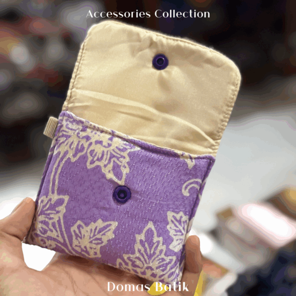 Domas Dompet Batik Foam Purple White BD 0401069 - Image 5