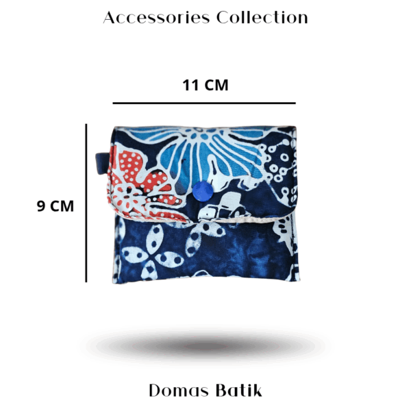 Domas Dompet Batik Foam Blue Kawung BD 0401073 - Image 3