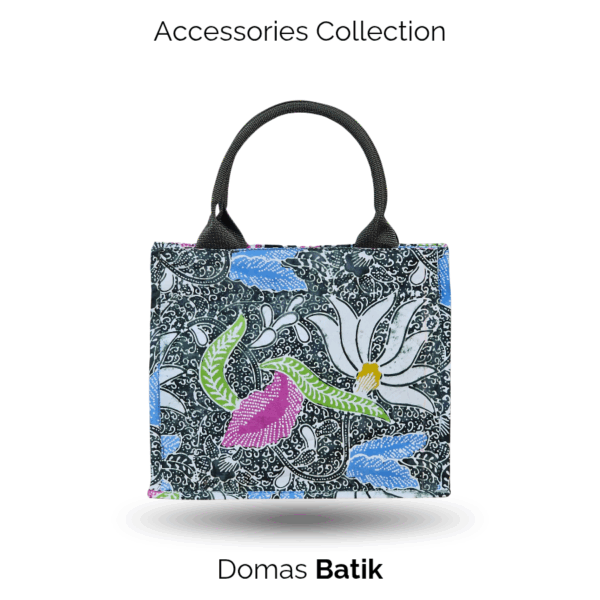Handbag Batik Modern Batik Cap Tulis Green BD 0401069 - Image 4