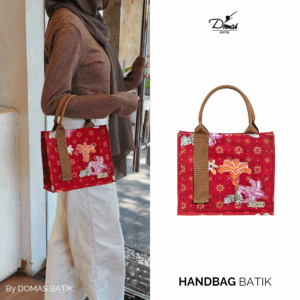 Handbag Batik Modern Batik Cap Tulis Red Truntum BD 0401072