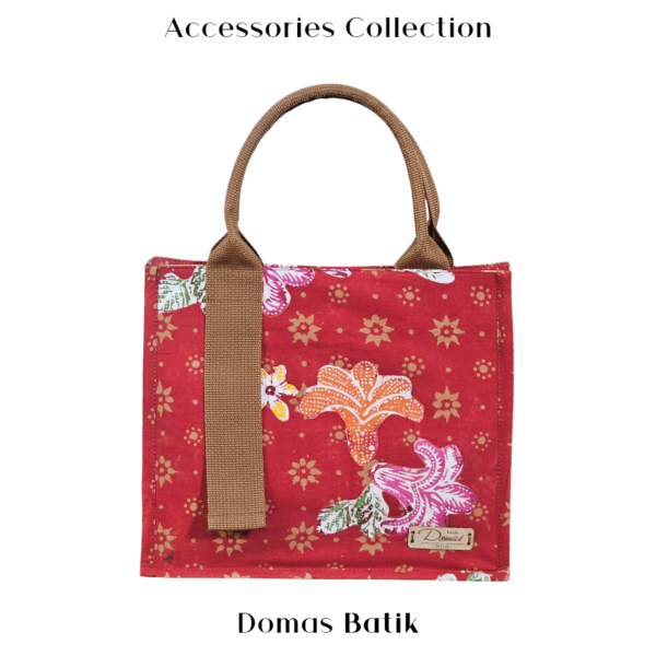 Handbag Batik Modern Batik Cap Tulis Red Truntum BD 0401072 - Image 3