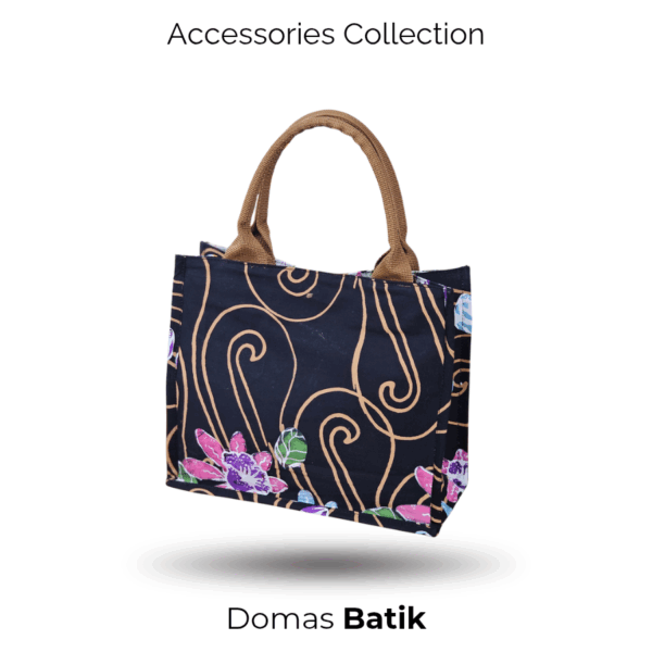Handbag Batik Modern Batik Cap Tulis Black BD 0401070 - Image 4