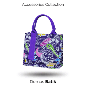 Handbag Batik Modern Batik Cap Tulis Purple BD 0401071