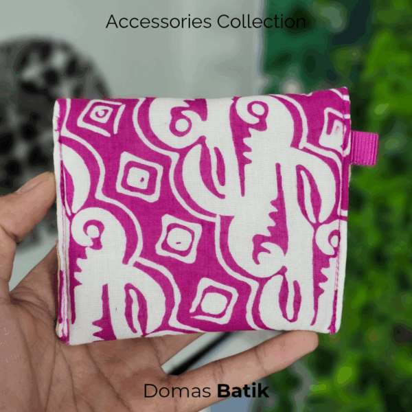 Domas Dompet Batik Foam Pink White BD 0401075 - Image 4