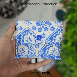 Domas Dompet Batik Foam Blue White BD 0401076