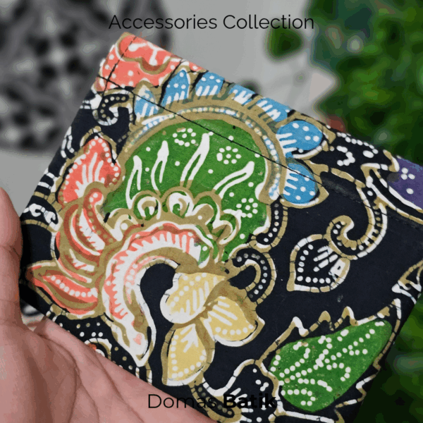 Domas Dompet Batik Magnetis Black Sogan BD 0401077 - Image 3