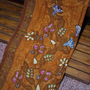 Kain Batik Cuiri Smoke Sogan Colet Orange BD 0102014